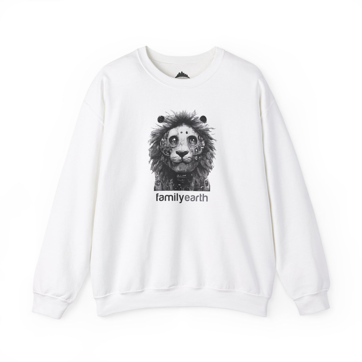 Women's Heavy Blend™ Robot Lion Crewneck Sweatshirt