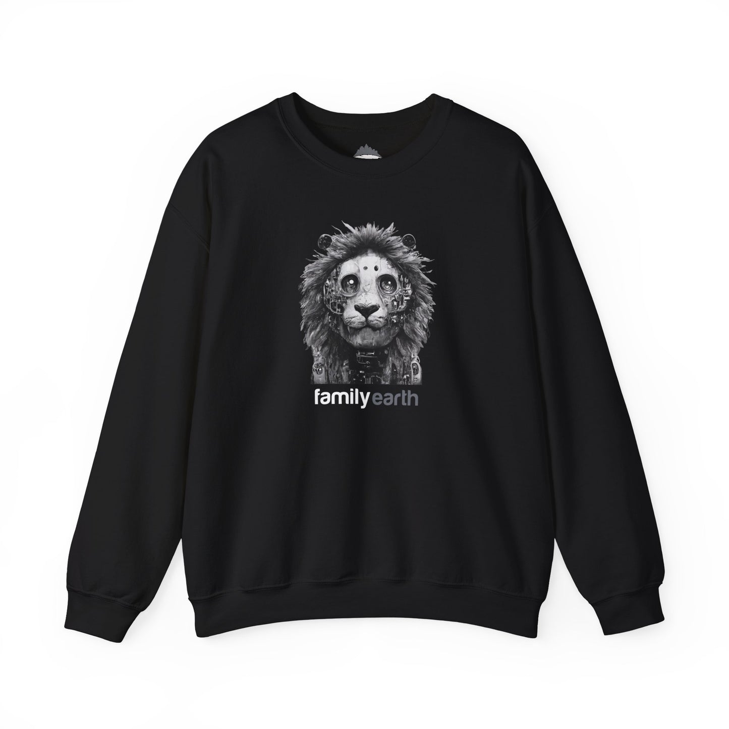 Women's Heavy Blend™ Robot Lion Crewneck Sweatshirt