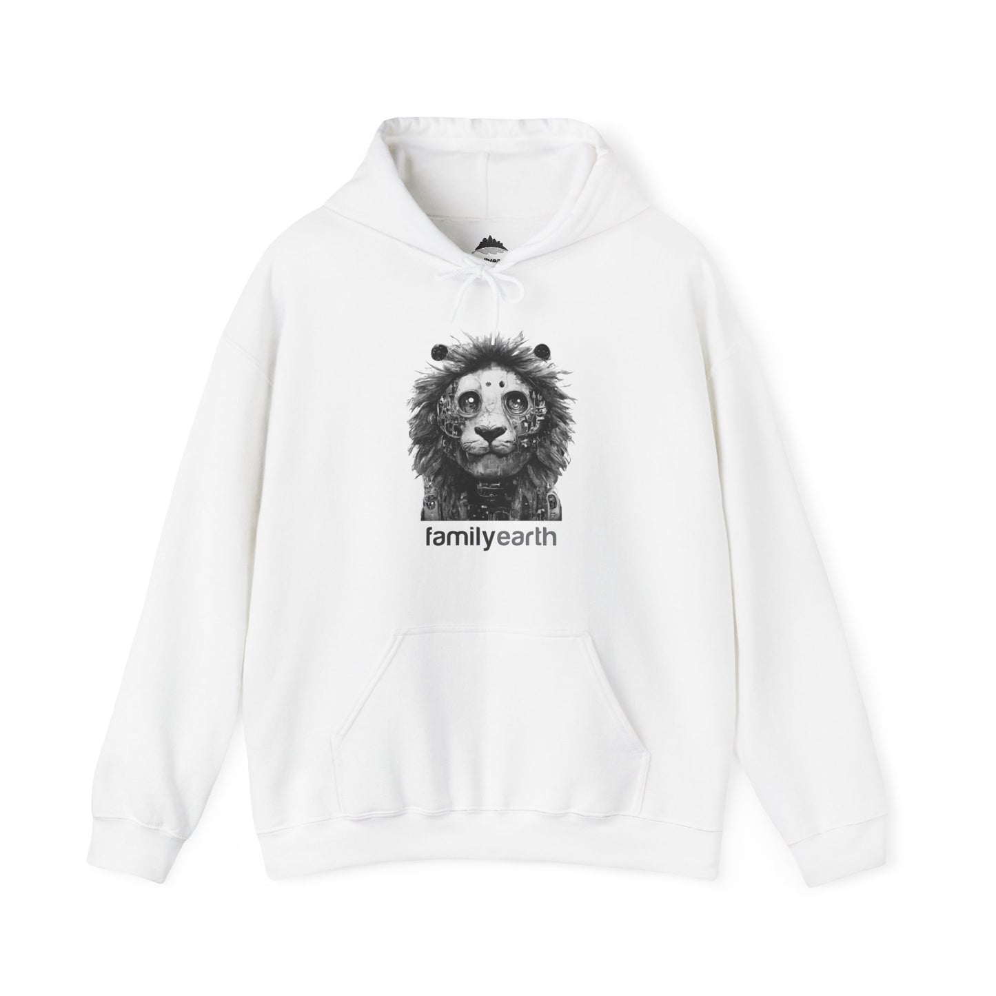 Women's Heavy Blend™ Robot Lion Hooded Sweatshirt