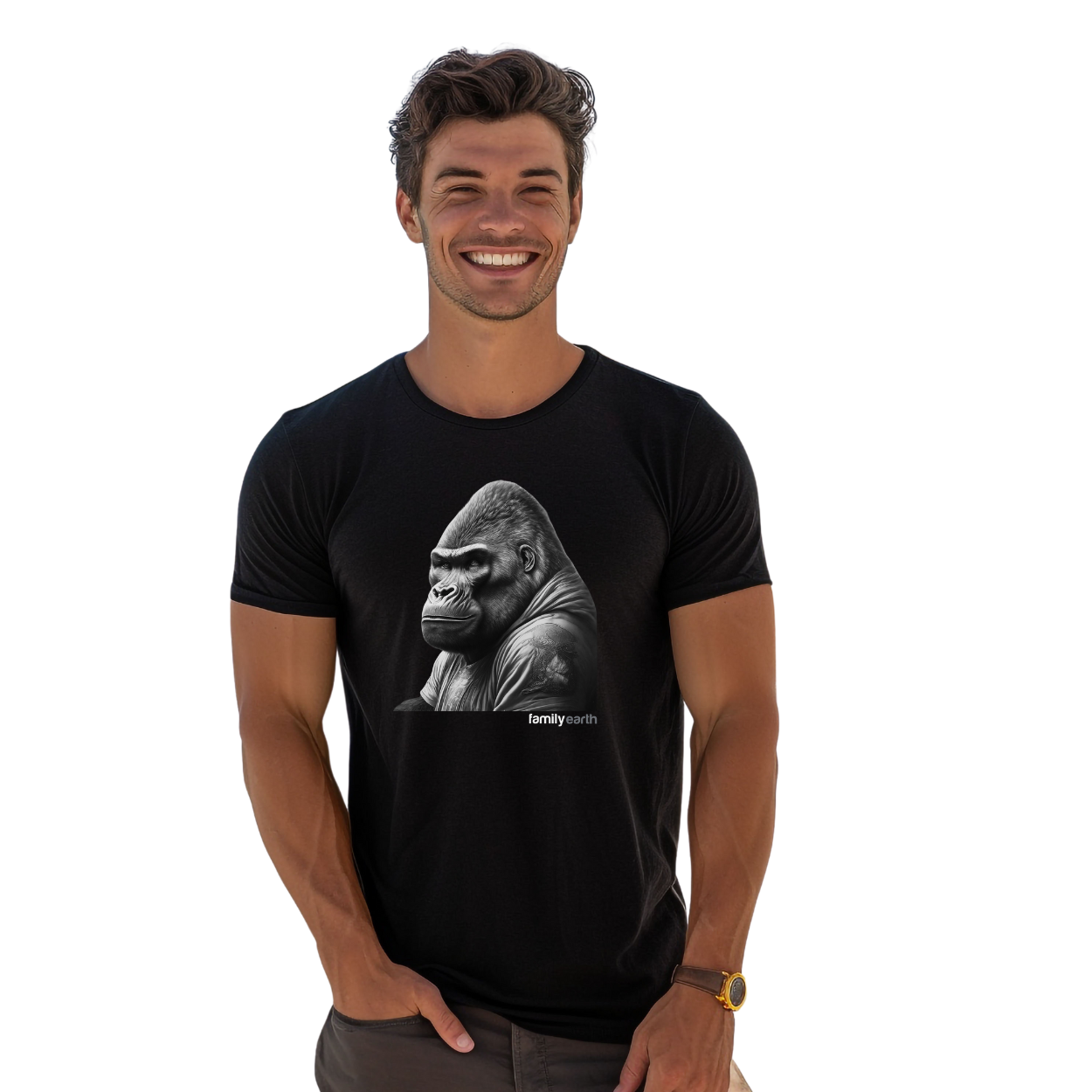 Men's Alpha Male Gorilla Short Sleeve Tee