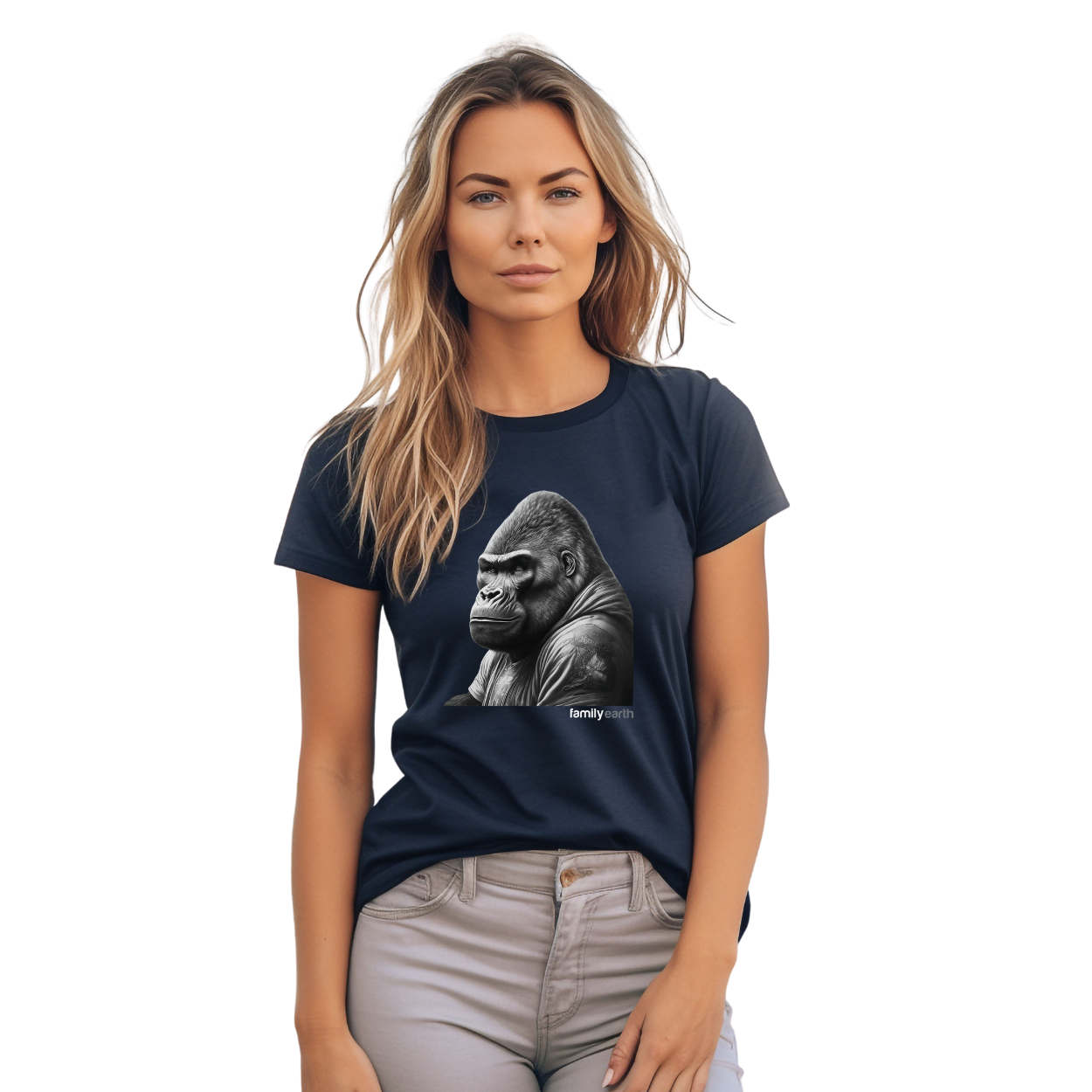 Women's Alpha Male Gorilla Short Sleeve Tee