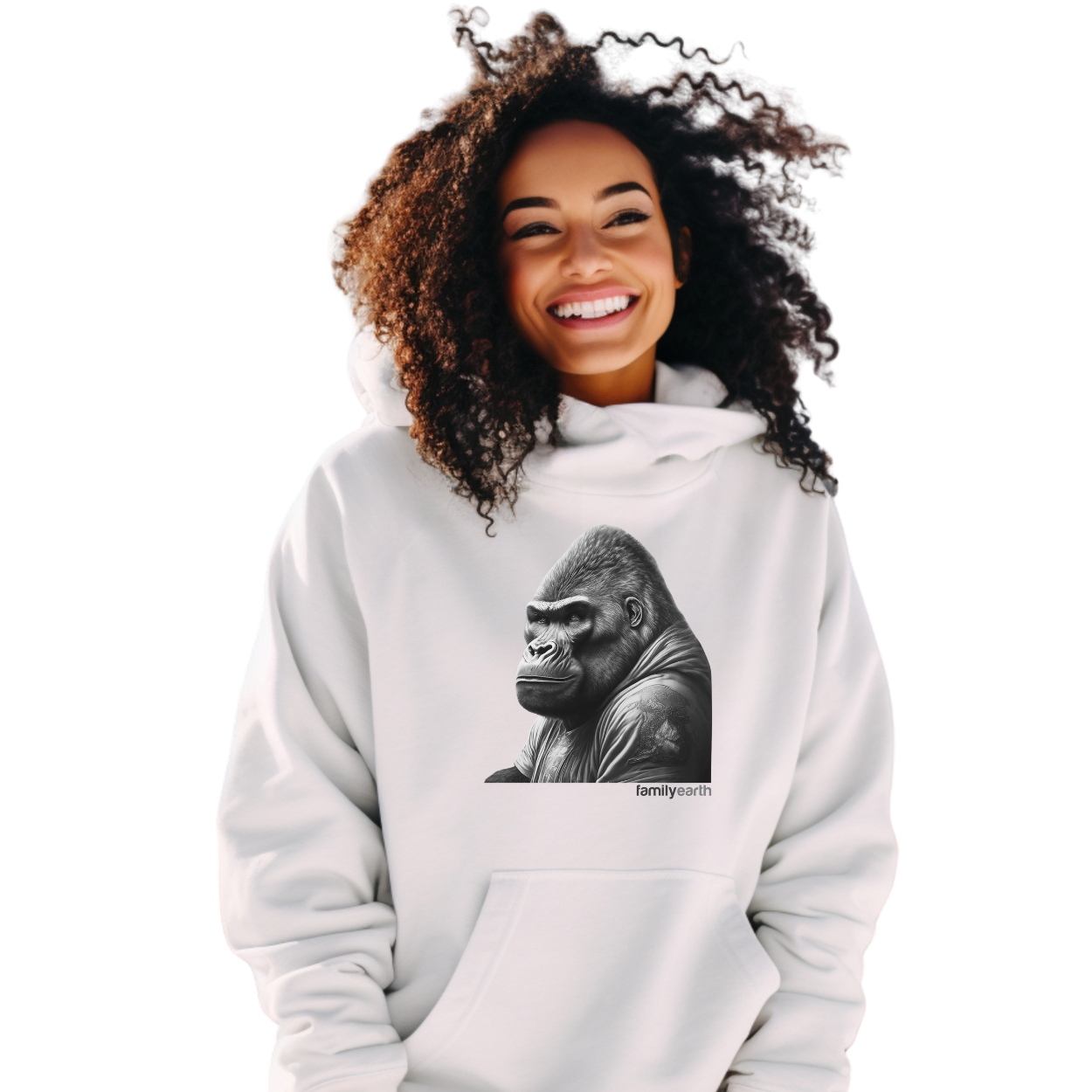 Women' Heavy Blend™ Alpha Male Gorilla Hooded Sweatshirt