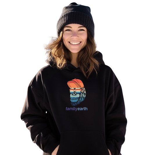 Women's Heavy Blend™ Beach Gorilla Hooded Sweatshirt