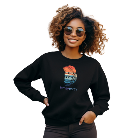 Women's Heavy Blend™ Beach Gorilla Crewneck Sweatshirt