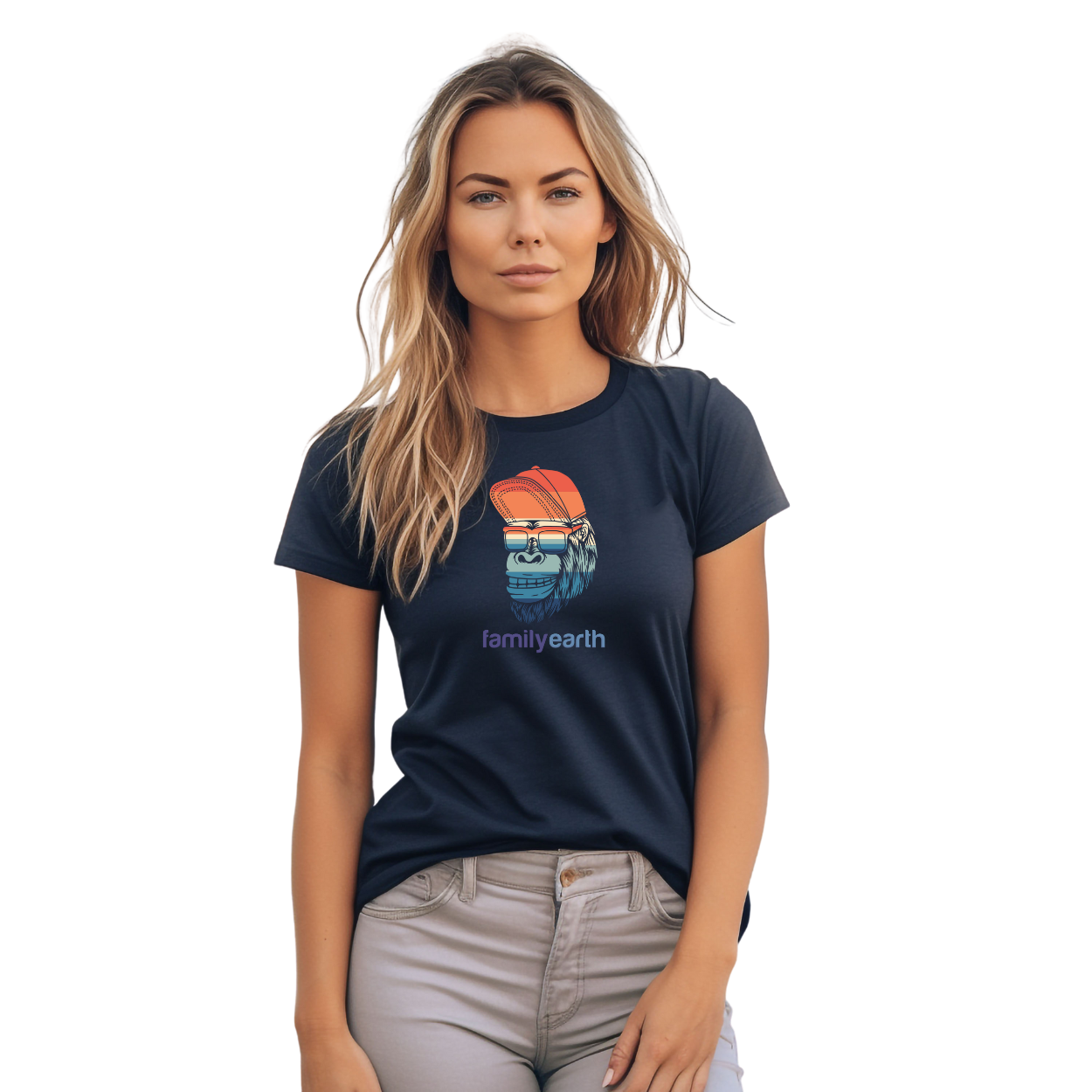 Women's Beach Gorilla Short Sleeve Tee