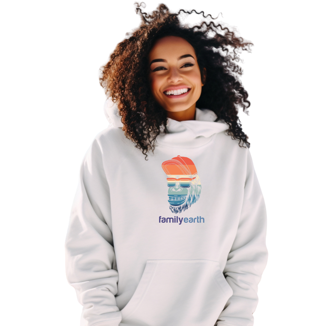 Women's Heavy Blend™ Beach Gorilla Hooded Sweatshirt