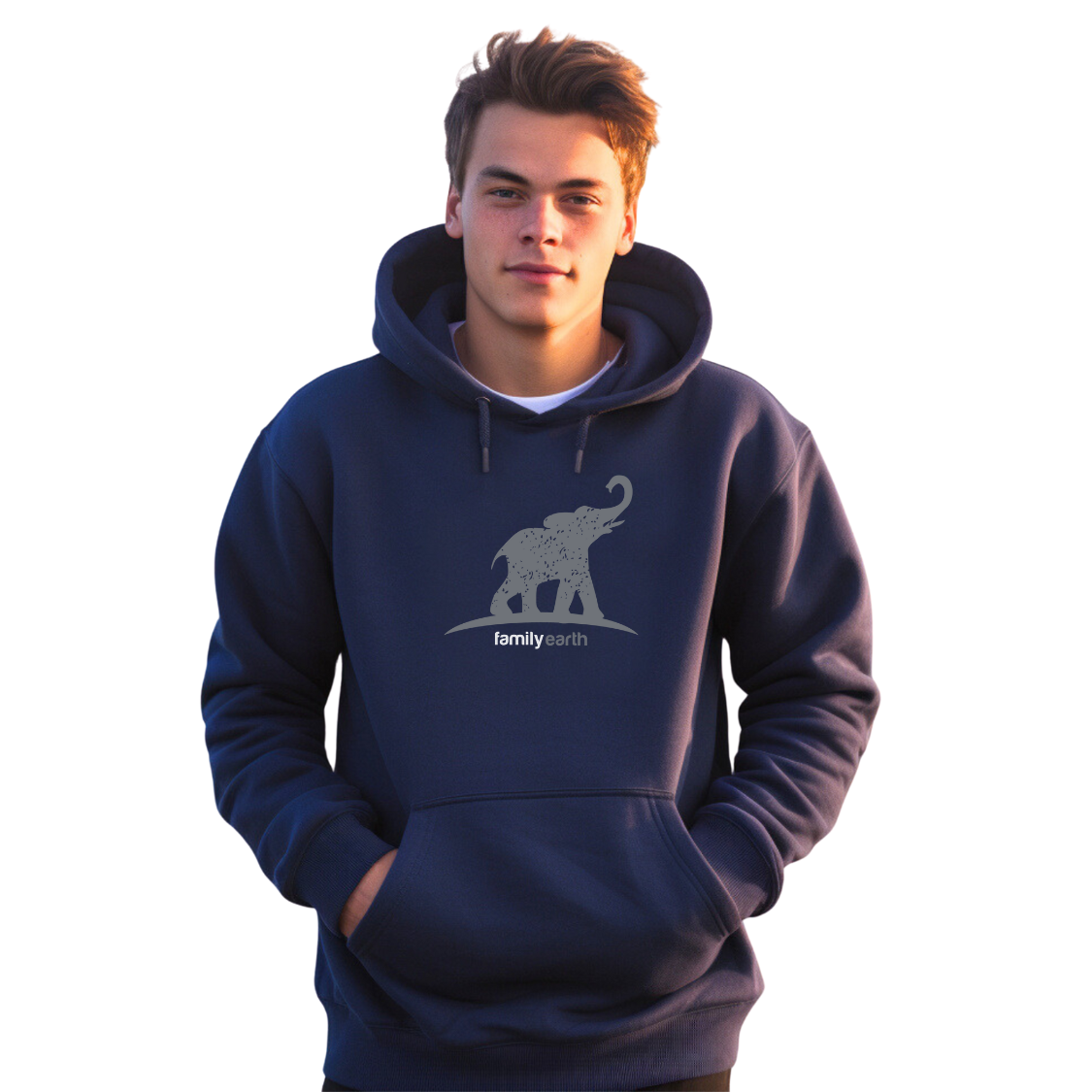 Men's Heavy Blend™ Elephant Hooded Sweatshirt