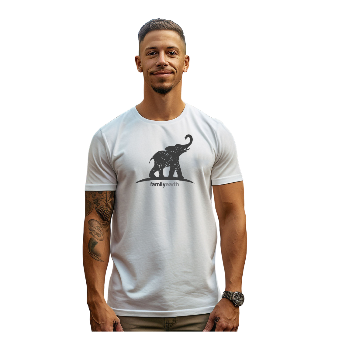 Men's Elephant Jersey Short Sleeve Tee