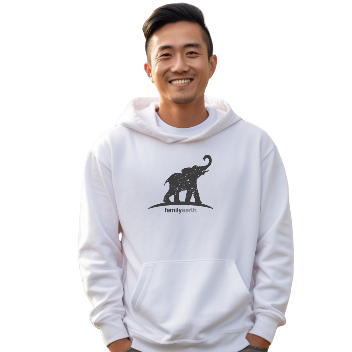 Men's Heavy Blend™ Elephant Hooded Sweatshirt