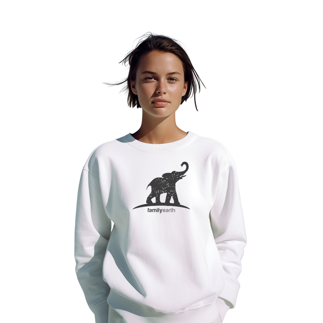 Women's Heavy Blend™ Elephant Crewneck Sweatshirt