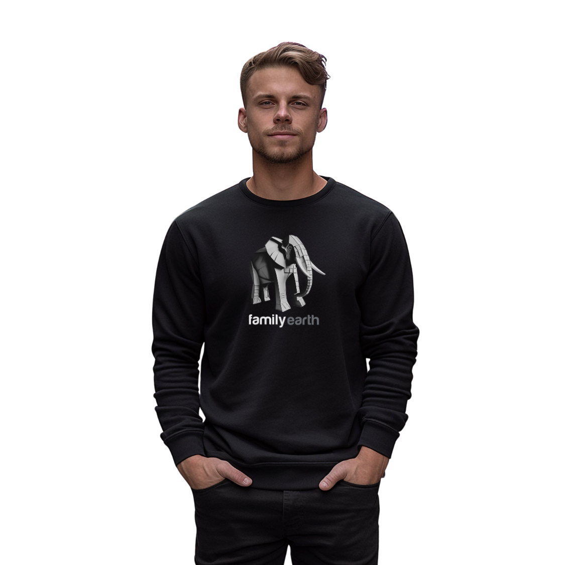 Men's Heavy Blend™ Elephant Tusk Crewneck Sweatshirt