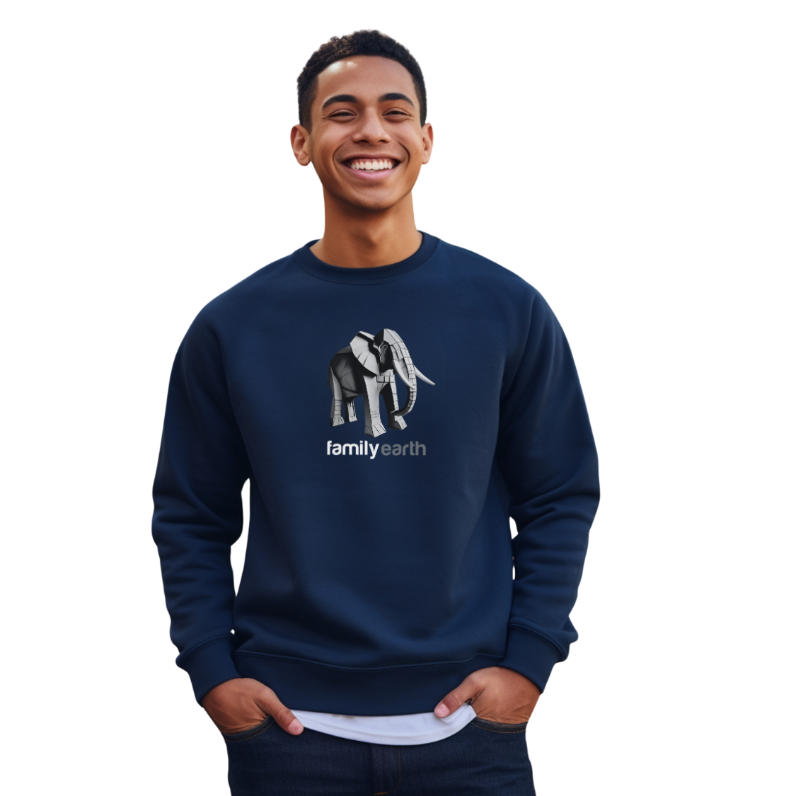 Men's Heavy Blend™ Elephant Tusk Crewneck Sweatshirt