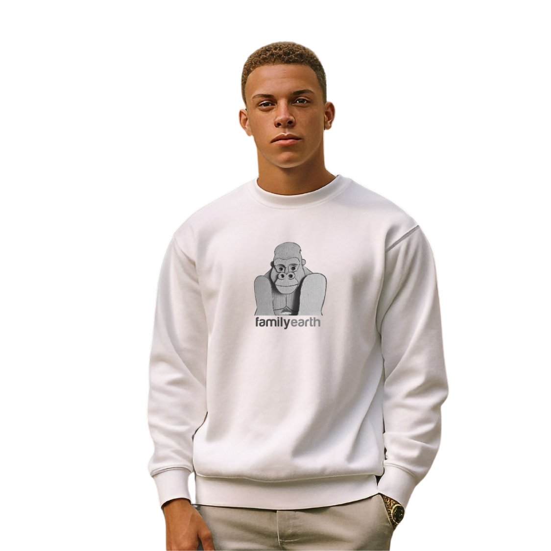 Men's Heavy Blend™ Gorilla Crewneck Sweatshirt