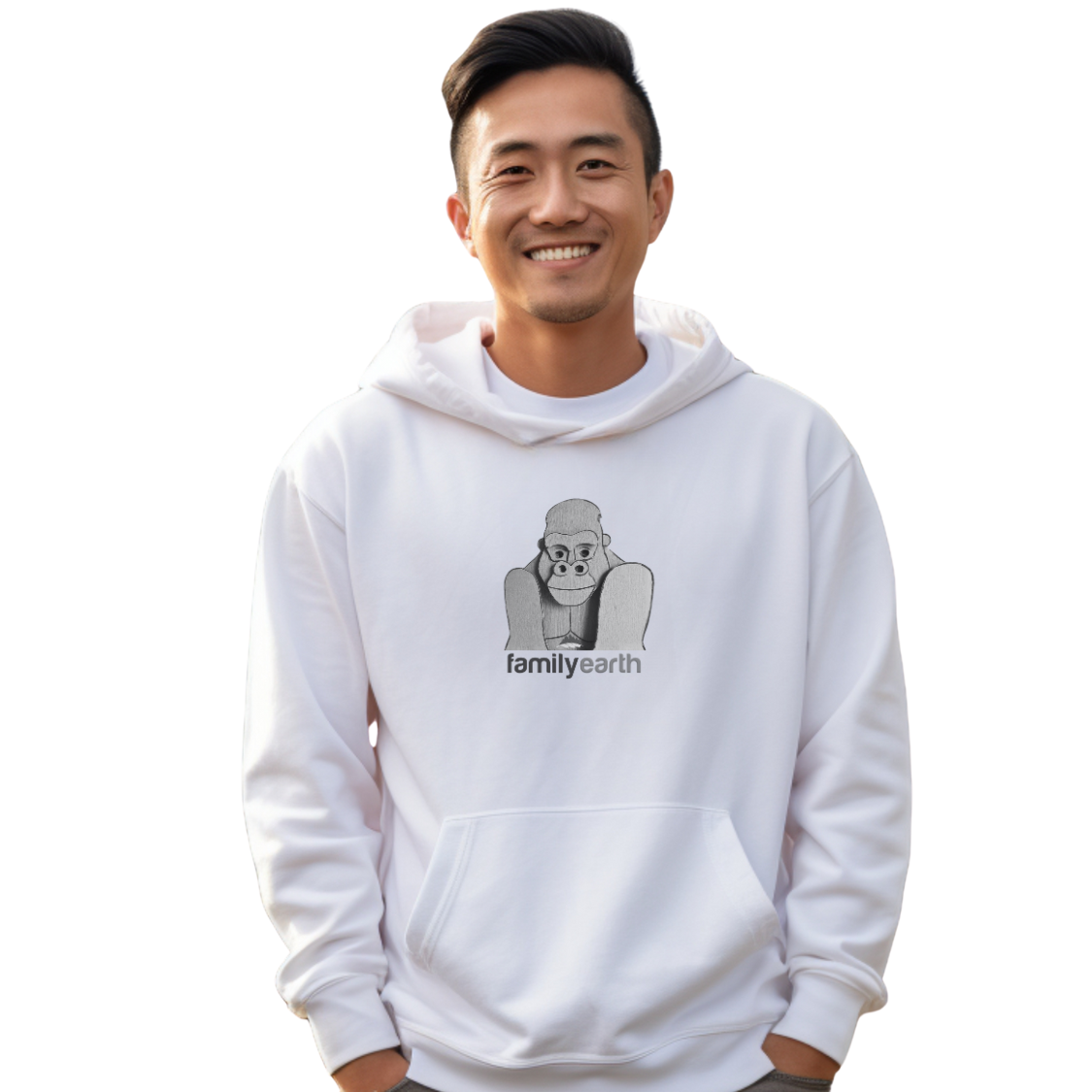 Men's Heavy Blend™ Gorilla Hooded Sweatshirt