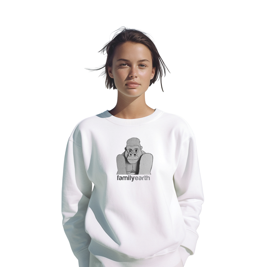 Women's Heavy Blend™ Gorilla Crewneck Sweatshirt