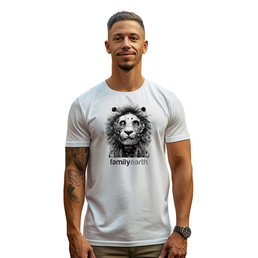 Men's Robot Lion Short Sleeve Tee