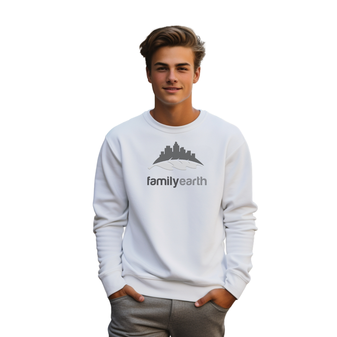 Men's Family Earth Crewneck Sweatshirt